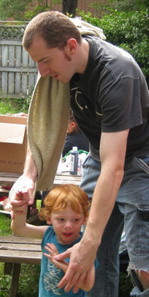 dad and baby
